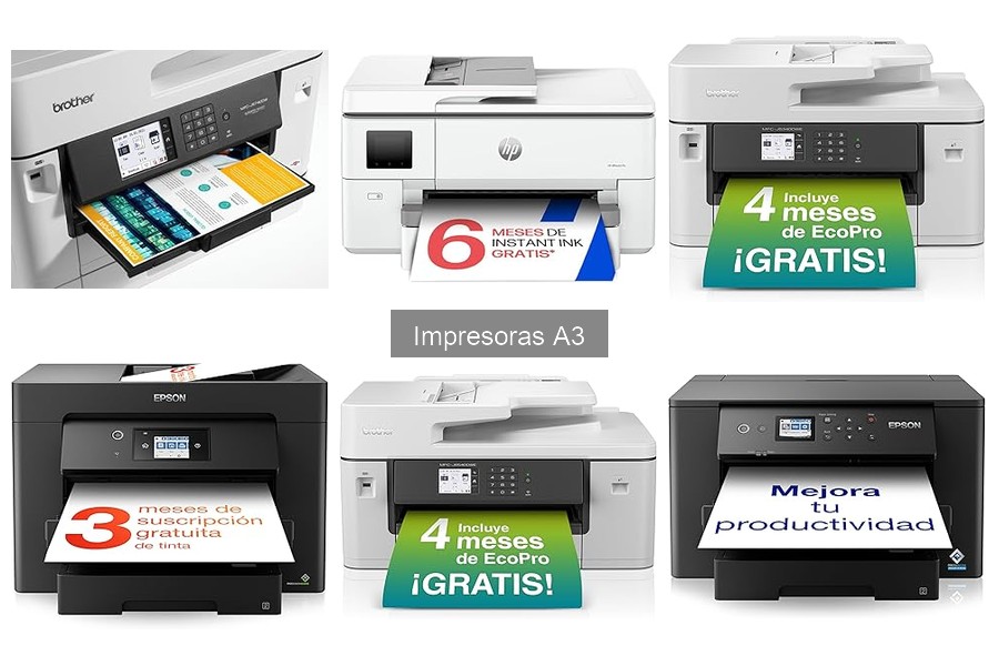 Comparativa: Impresoras A3 láser vs. inyección de tinta