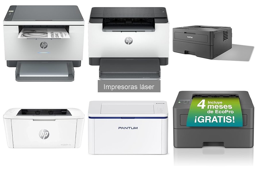Comparativa: Impresoras láser vs. inyección de tinta