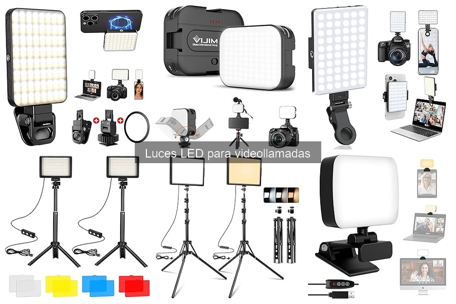 Comparativa: Luces LED vs Anillos de Luz para Videollamadas
