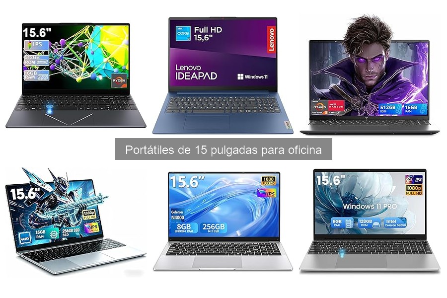 Comparativa: Portátiles de 15 vs 14 pulgadas para oficina