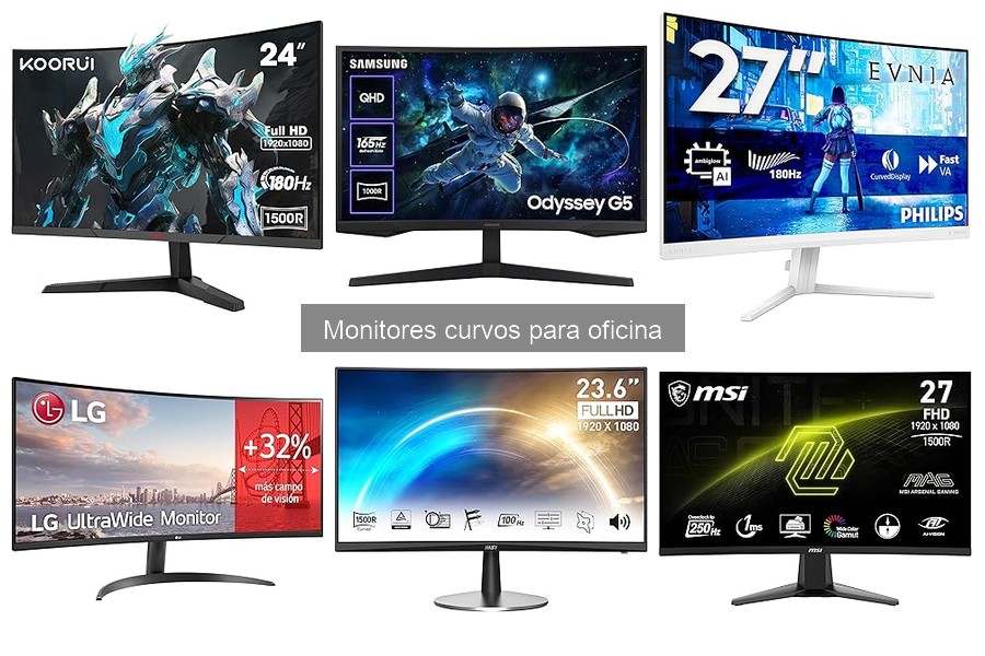 Configura tu monitor curvo para aumentar la productividad