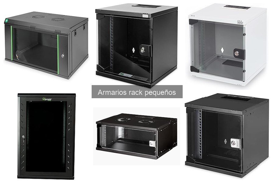 Configuración óptima de un armario rack pequeño para red
