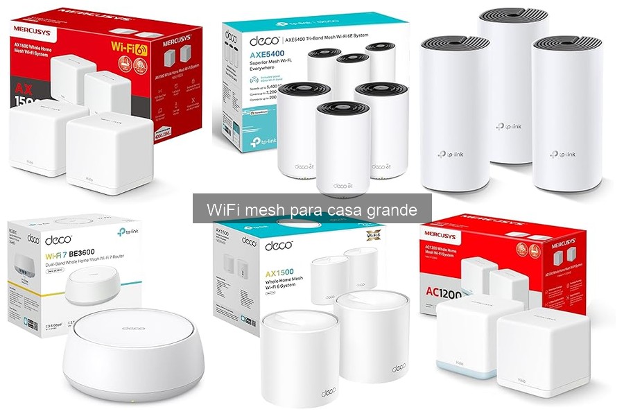 ¿Cuánto cuesta un sistema WiFi mesh para casa grande?