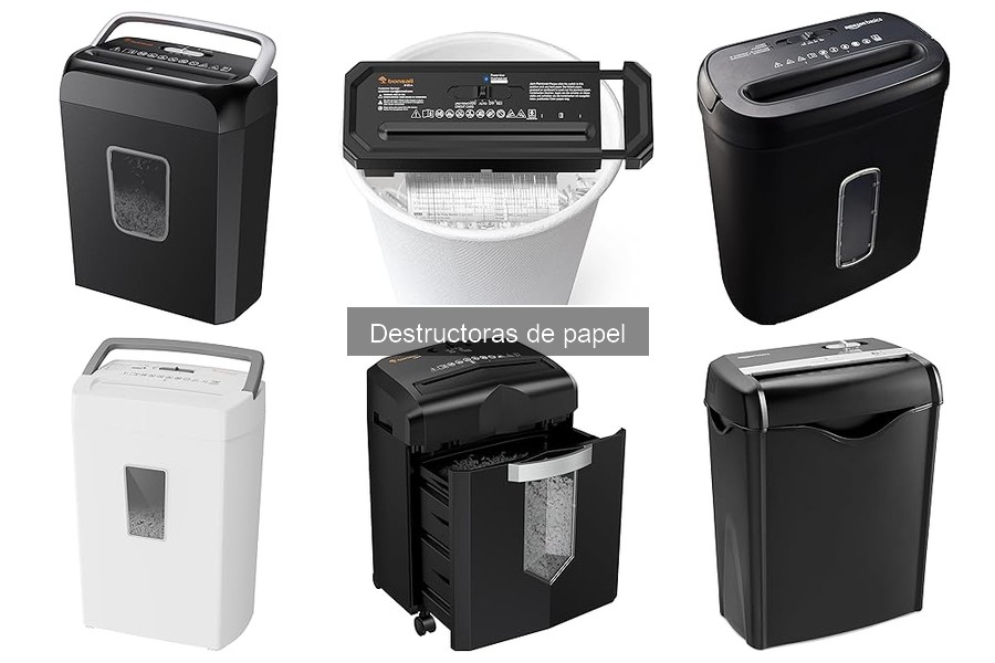 Destructoras de papel con funciones adicionales y escaneo