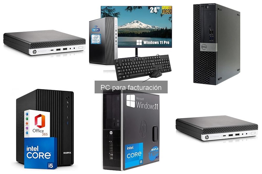 Diferencias entre PCs de sobremesa y portátiles para facturación