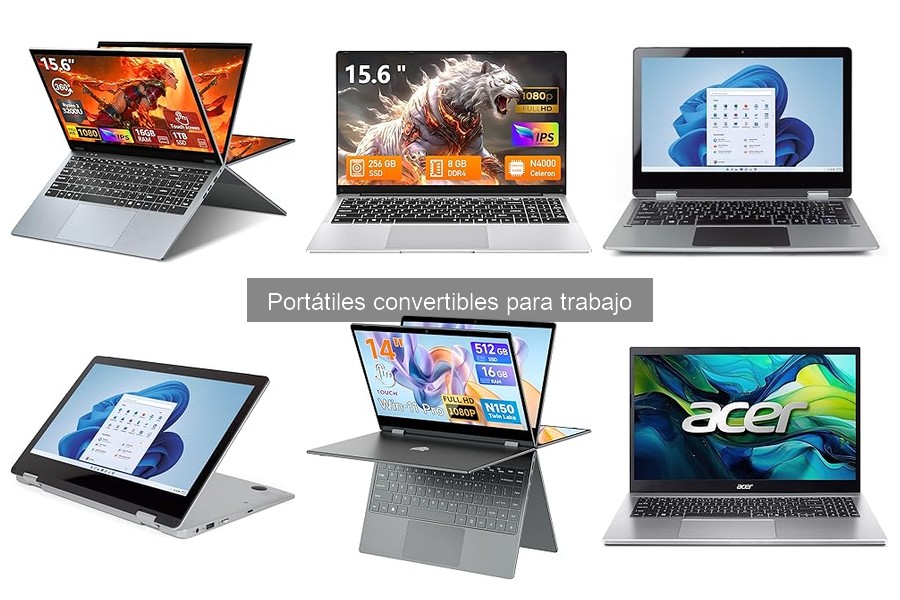 Diferencias entre portátiles convertibles de gama baja y alta