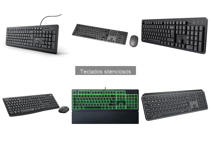 Diferencias entre teclados silenciosos de membrana y mecánicos