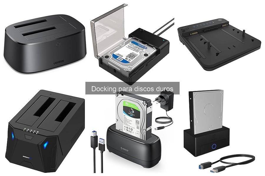 Docking para discos duros: compatibilidad Mac y Windows