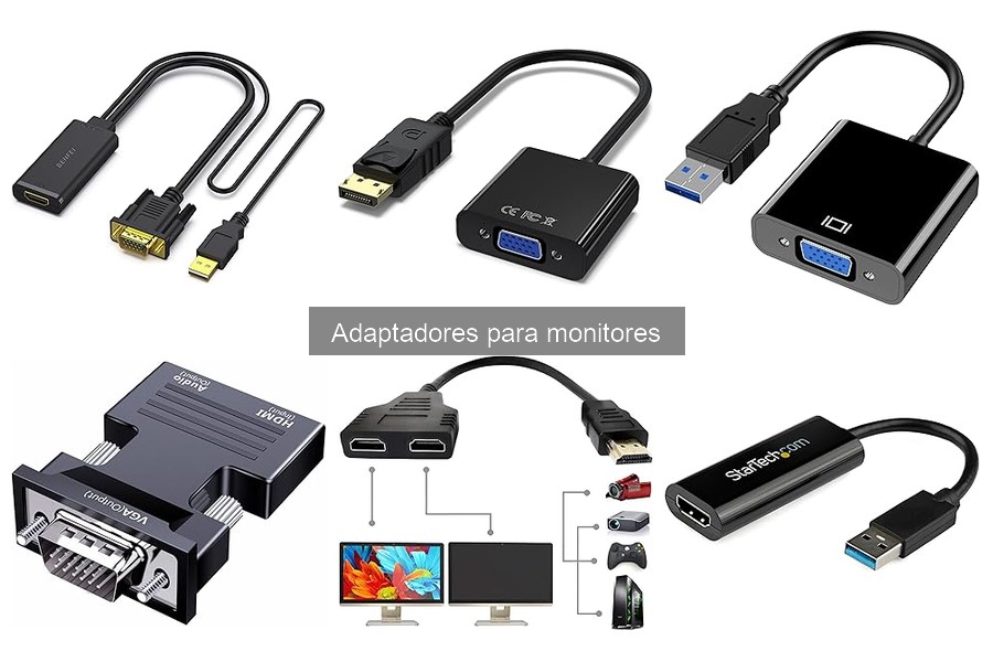 Dónde comprar adaptadores para monitores económicos
