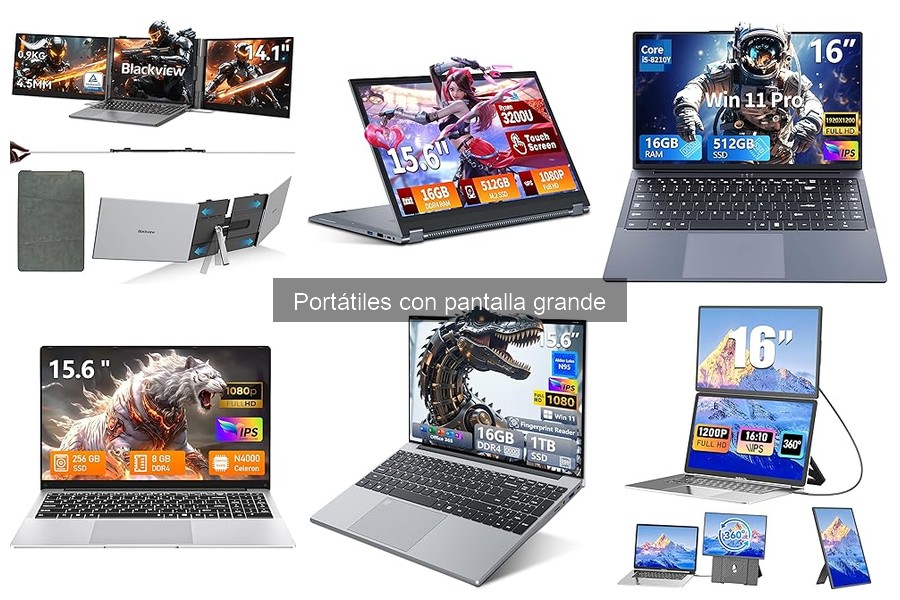Errores comunes al comprar un portátil con pantalla grande