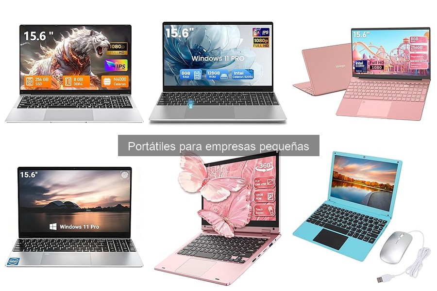Errores comunes al configurar portátiles para empresas pequeñas