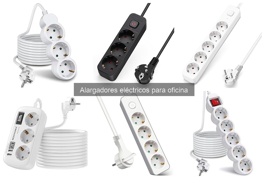 Guía de compra de alargadores eléctricos para oficina