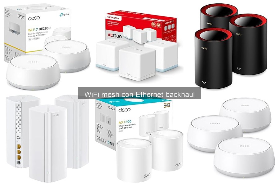 Guía de instalación de WiFi mesh con Ethernet backhaul