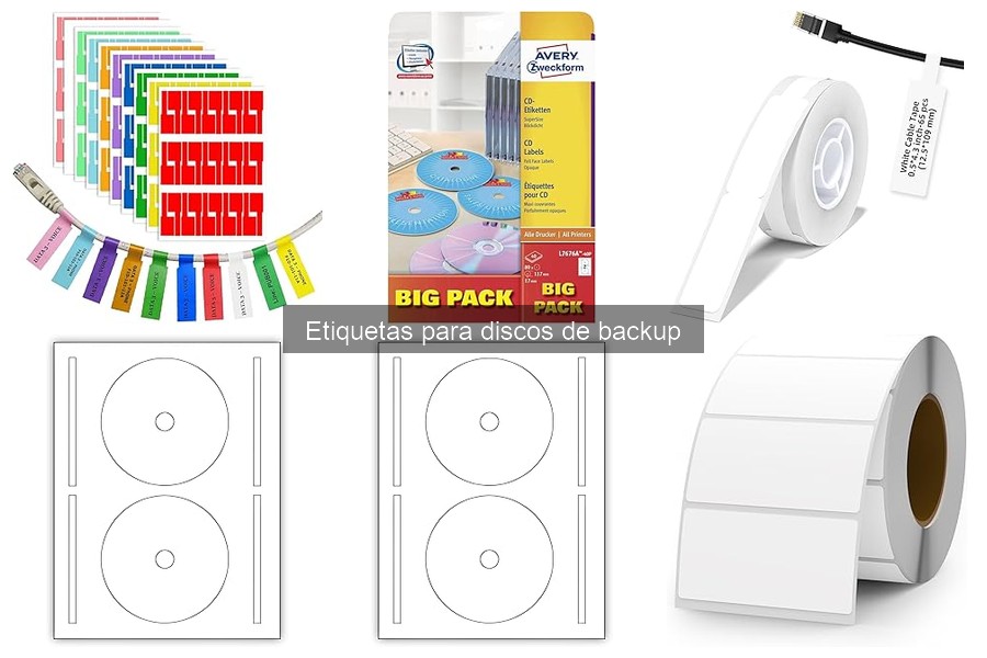 Guía para Elegir Etiquetas para Discos de Backup