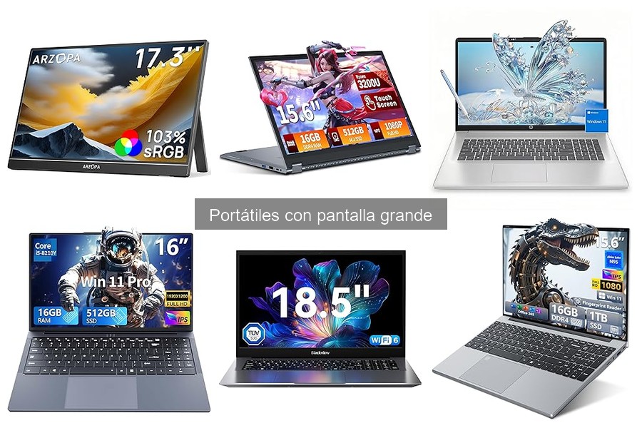 Guía para Elegir un Portátil con Pantalla Grande