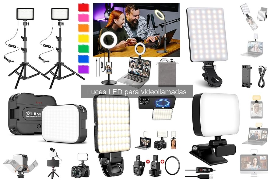 Instala luces LED para videollamadas fácilmente