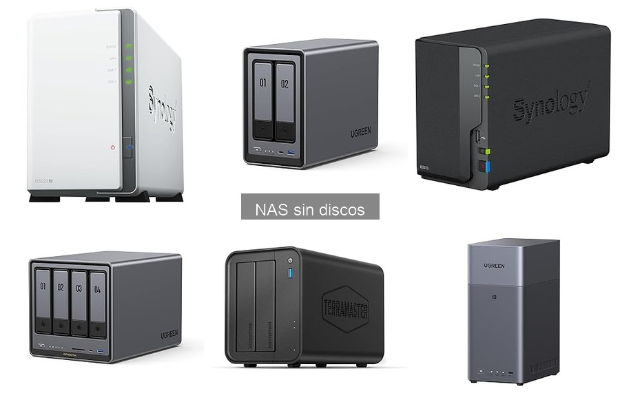 Instalación de un NAS sin discos: guía paso a paso
