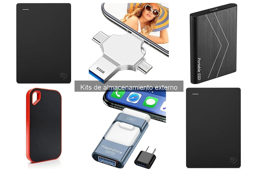 Instalación fácil de kits de almacenamiento externo