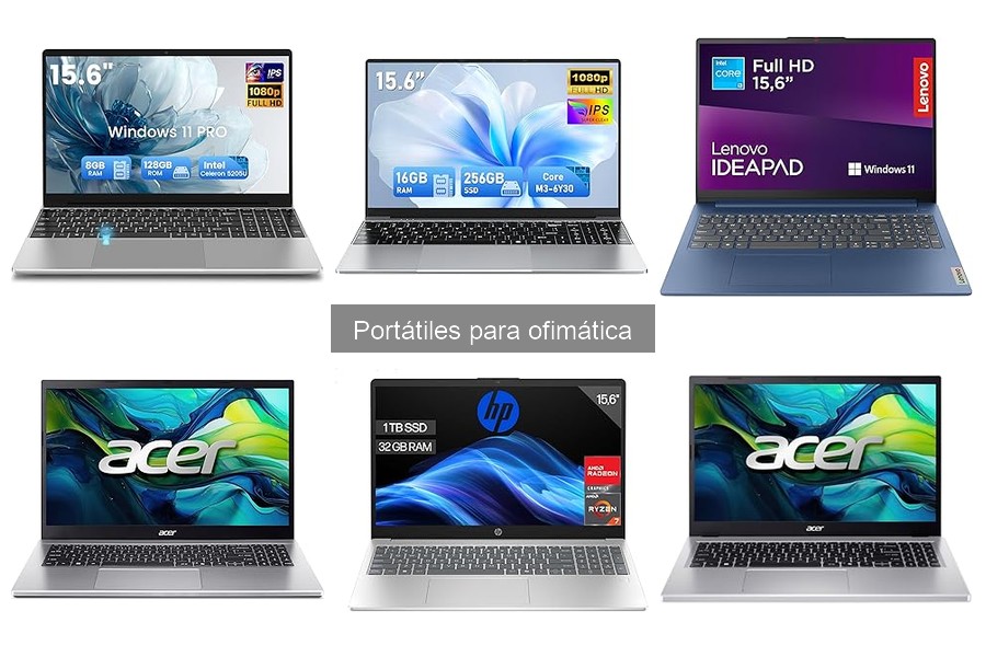 Instalación y Configuración de Portátiles para Ofimática