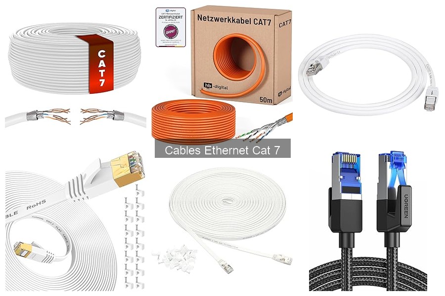 Longitud máxima recomendada de cables Ethernet Cat 7