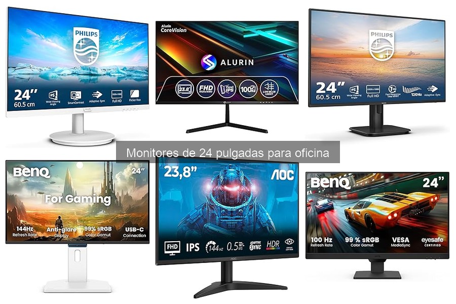 Mantenimiento preventivo de monitores de 24 pulgadas