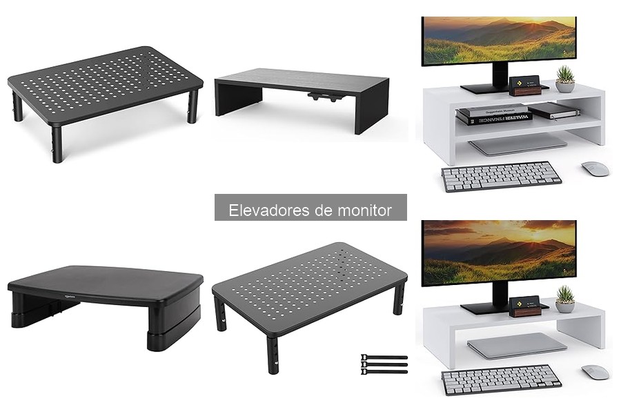 Mejora tu ergonomía en la oficina con un elevador de monitor