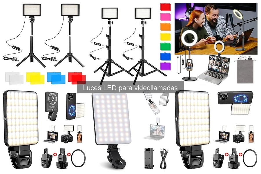 Mejora tu iluminación en videollamadas con luces LED