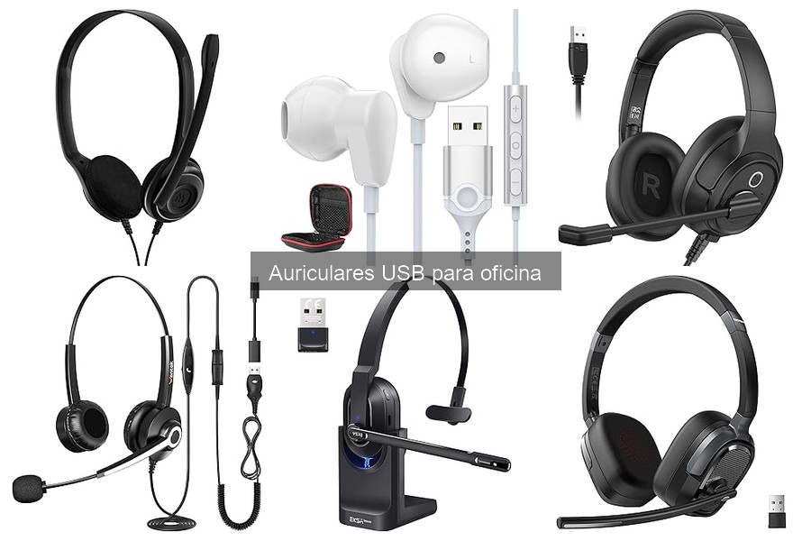 Mejores accesorios para auriculares USB en la oficina