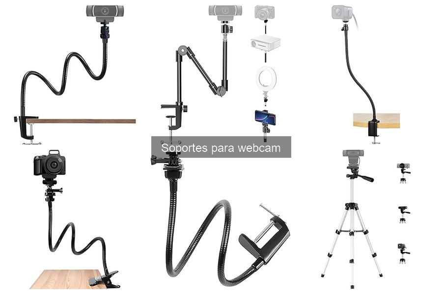 Mejores accesorios para soportes de webcam en tu oficina