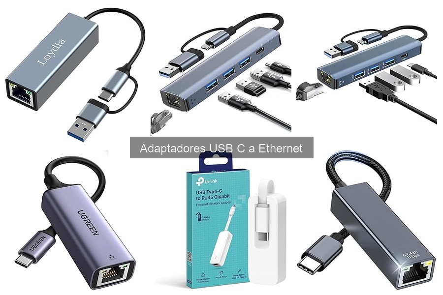 Mejores adaptadores USB C a Ethernet para teletrabajo