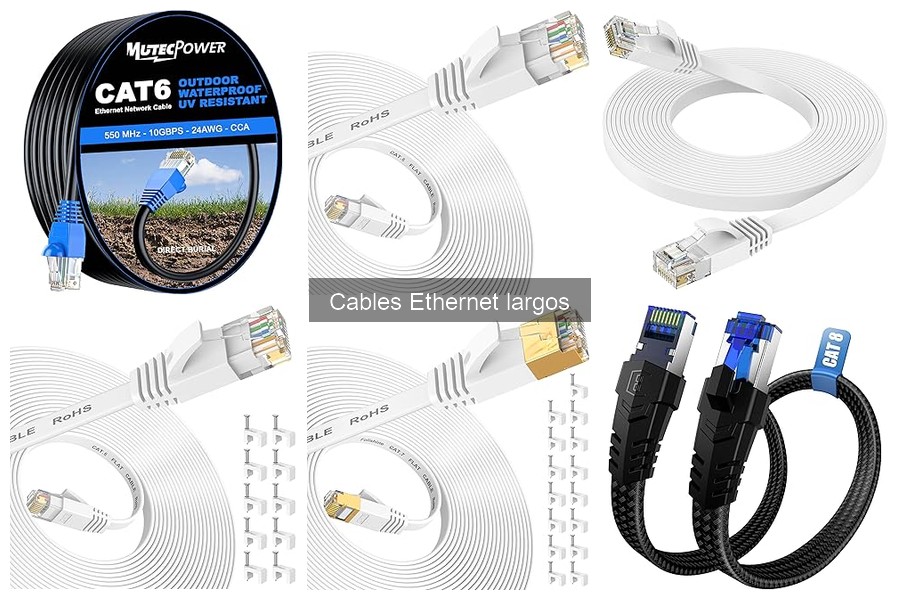 Mejores cables Ethernet largos para teletrabajo