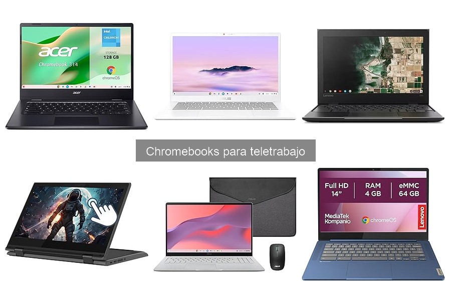 Mejores Chromebooks para teletrabajo: comparativa 2023