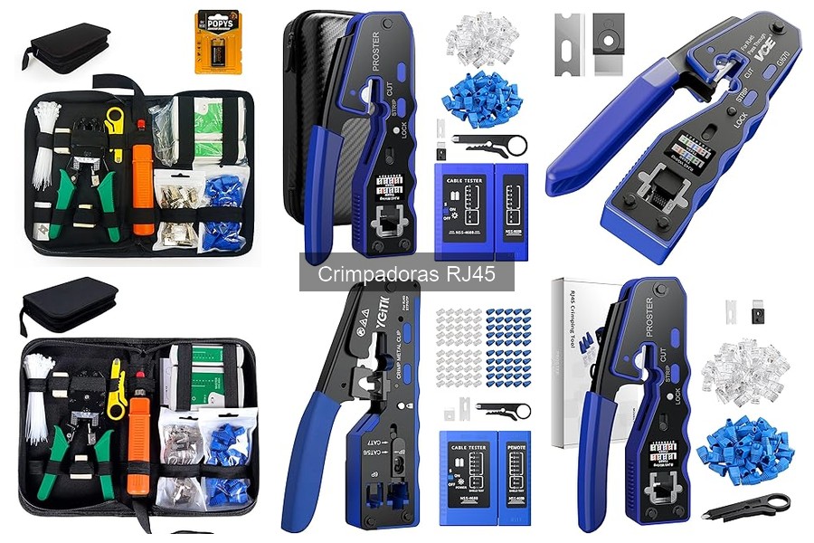 Mejores crimpadoras RJ45 para principiantes: guía comparativa