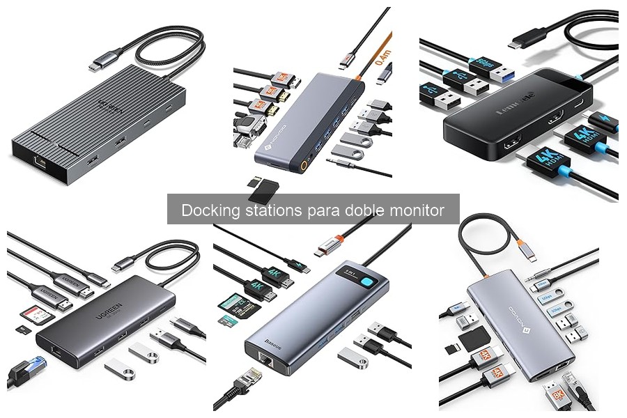 Mejores docking stations para doble monitor en 2023