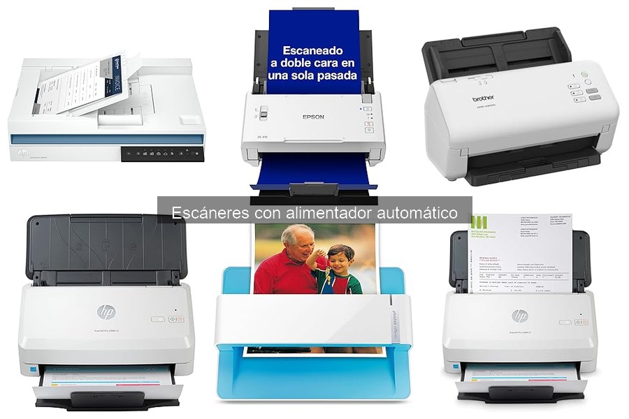 Mejores escáneres con alimentador automático para documentos a color