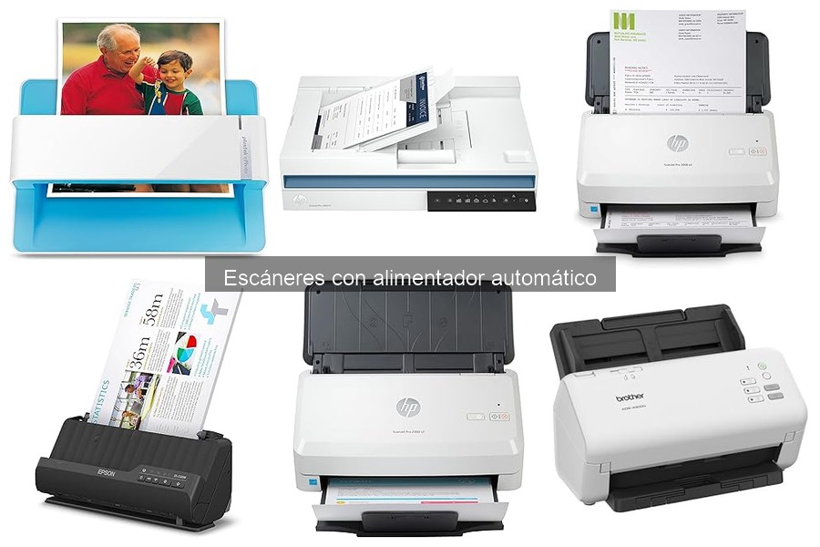 Mejores escáneres con alimentador automático para oficinas pequeñas