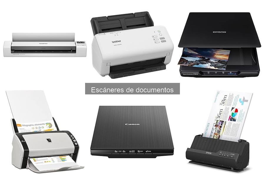 Mejores escáneres de documentos para oficinas pequeñas