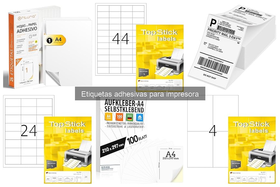 Mejores Etiquetas Adhesivas para Impresoras Térmicas 2023