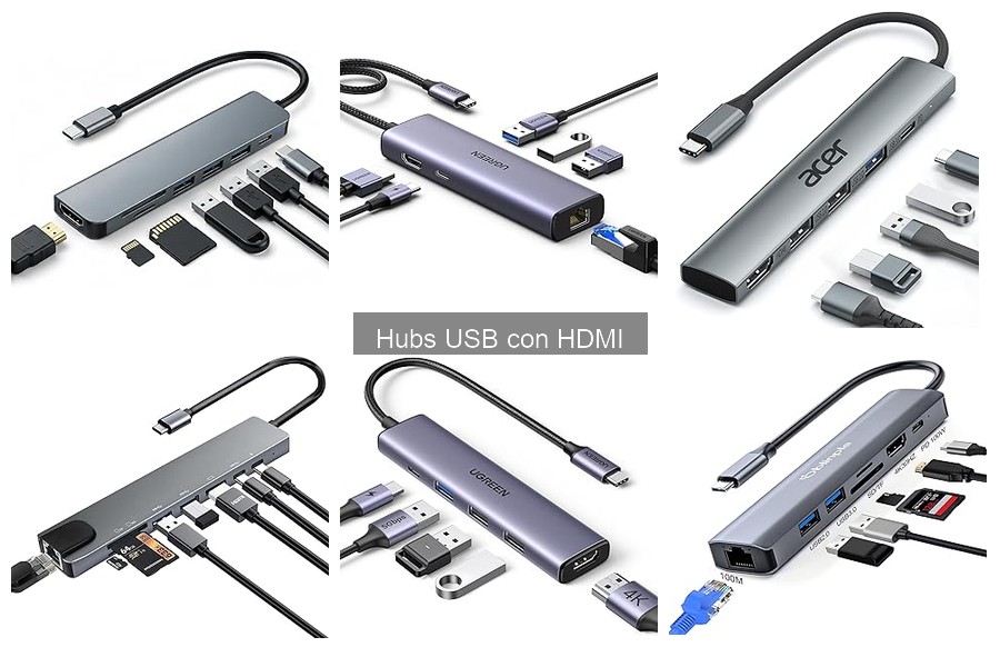 Mejores hubs USB con HDMI del 2023: Comparativa y análisis