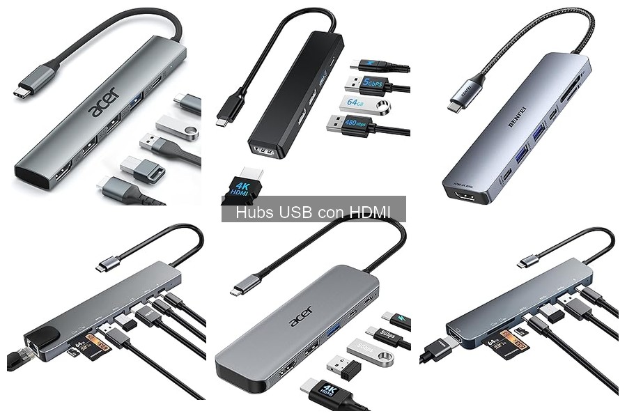 Mejores marcas de hubs USB con HDMI en 2023