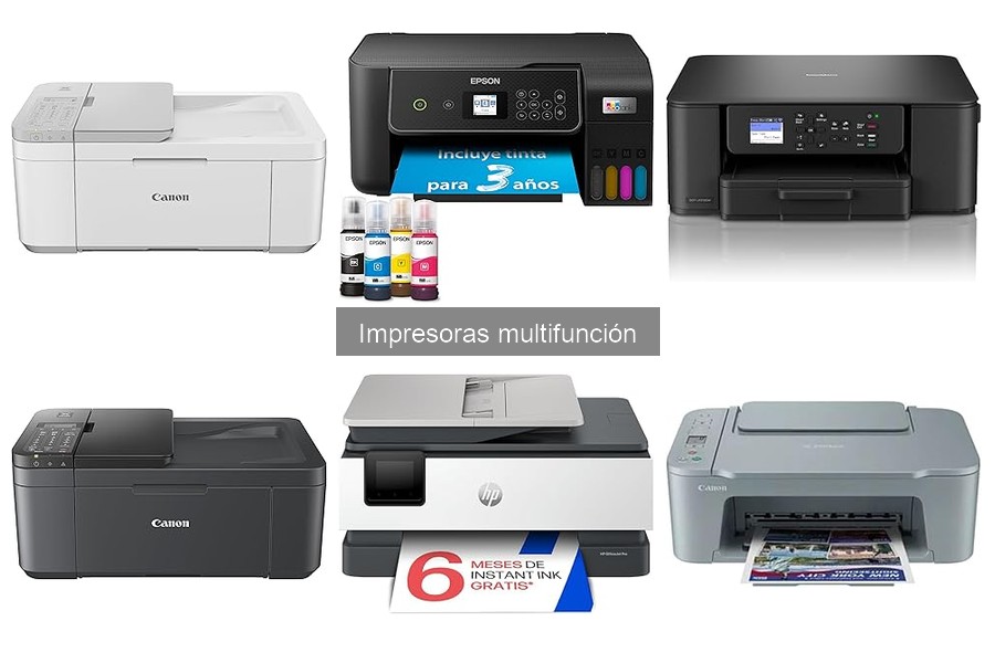 Mejores marcas de impresoras multifunción y sus características