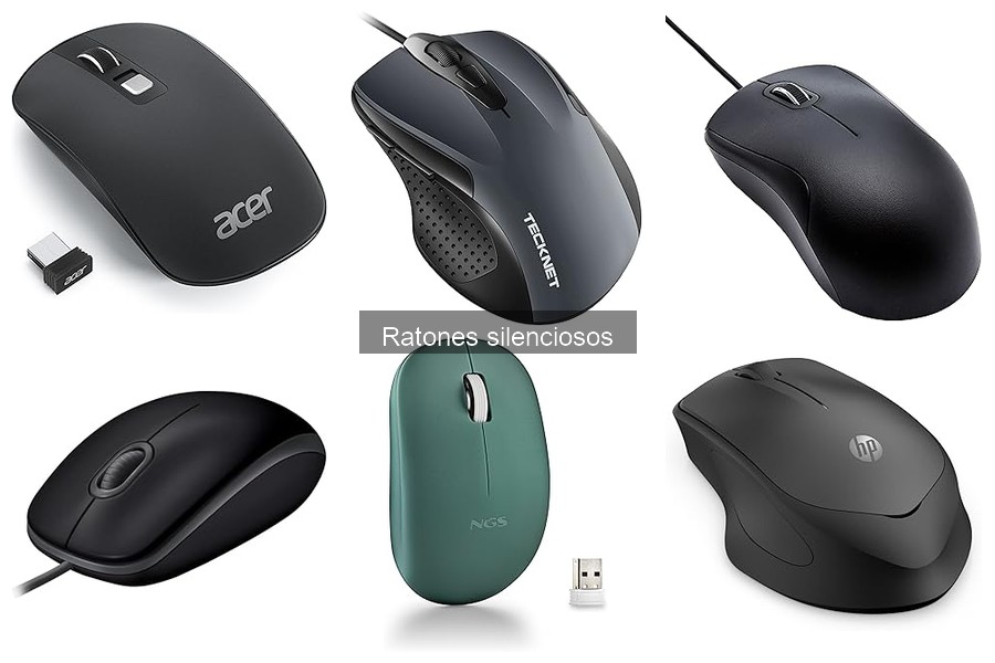 Mejores marcas de ratones silenciosos: comparativa y calidad