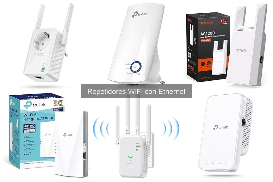 Mejores marcas de repetidores WiFi con Ethernet en 2023