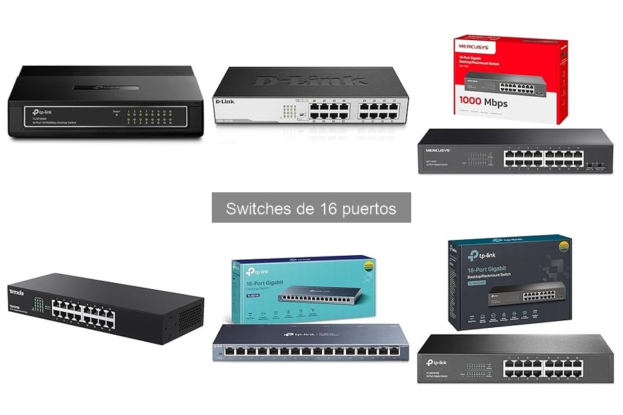Mejores marcas de switches de 16 puertos en 2023