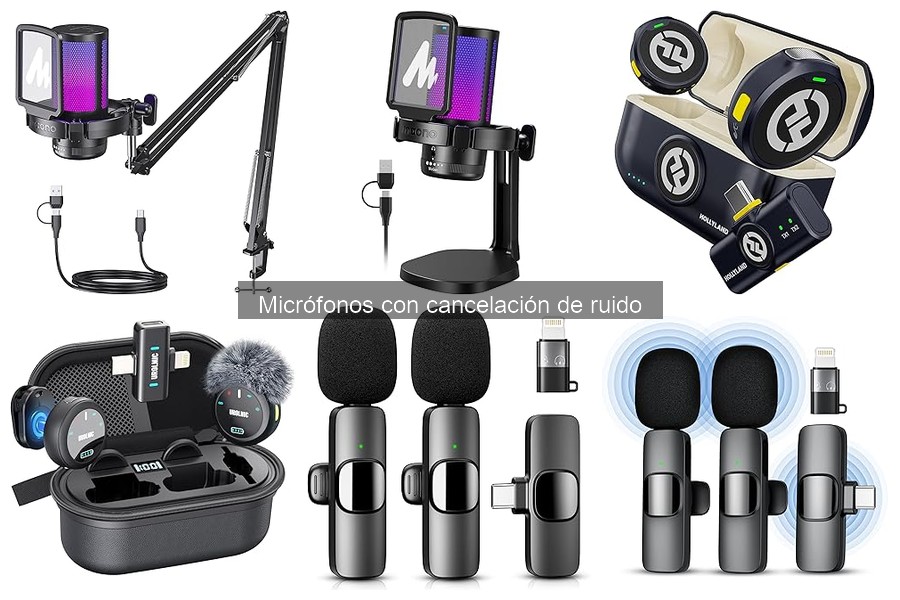Mejores micrófonos con cancelación de ruido para podcasting