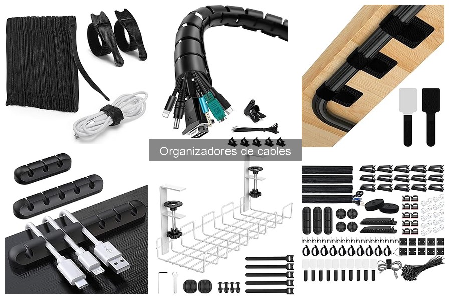 Mejores organizadores de cables para oficina y hogar