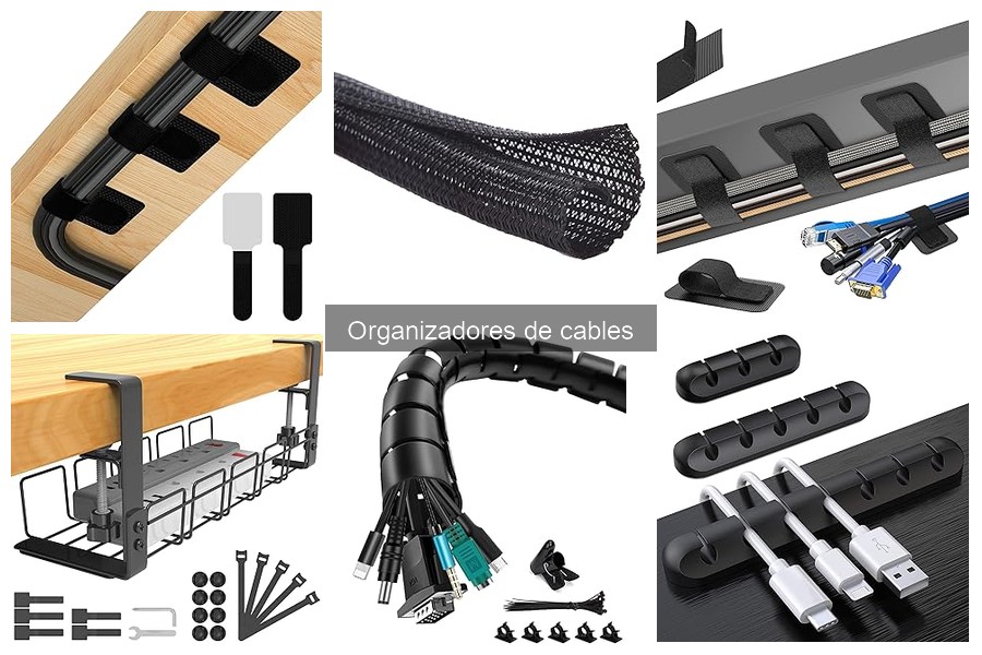 Mejores organizadores de cables para teletrabajo