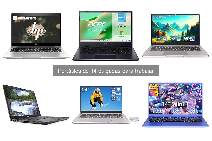 Mejores portátiles de 14 pulgadas para teletrabajo en 2023