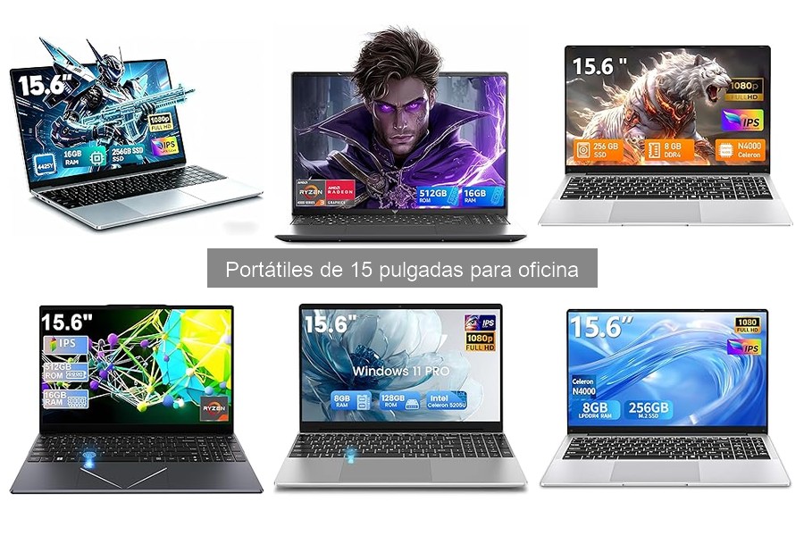 Mejores portátiles de 15 pulgadas para diseño gráfico