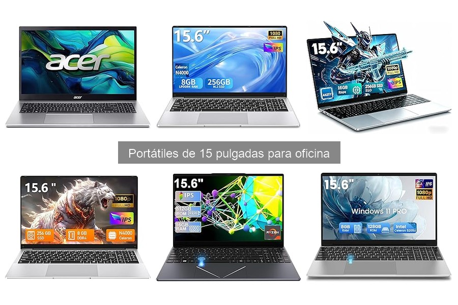 Mejores portátiles de 15 pulgadas para teletrabajo en 2023
